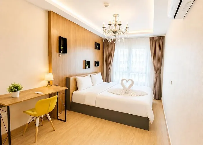 아파트호텔 Lounge Pool & Gym Near Bts Punawitti 방콕